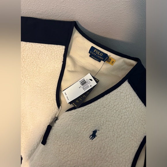 NWT POLO RALPH LAUREN Teddy Vest Gilet - Picture 15 of 15